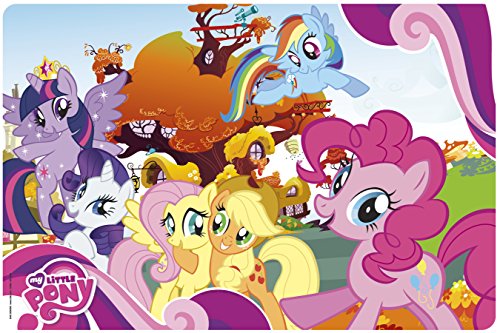 0707226773021 - ZAK! DESIGNS PLACEMAT WITH MY LITTLE PONY GRAPHICS, BPA-FREE PLASTIC