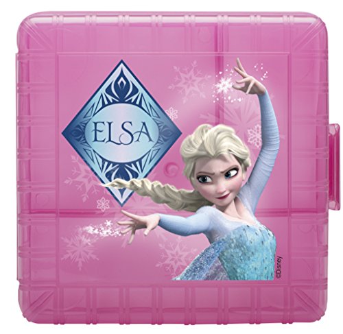 0707226773533 - ZAK! DESIGNS GOPAK LUNCH BOX DIVIDED FOOD STORAGE CONTAINER WITH ELSA FROM FROZEN, BREAK-RESISTANT AND BPA-FREE PLASTIC