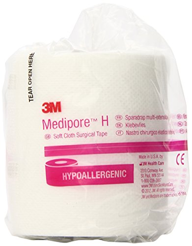 0707387434854 - 3M MEDIPORE H SOFT CLOTH TAPE 2863 (PACK OF 12)