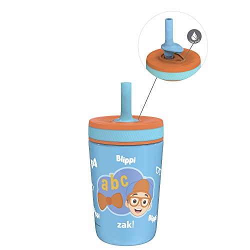 0707849161649 - ZAK DESIGNS BLIPPI KELSO TODDLER CUPS FOR TRAVEL OR AT HOME, 12OZ VACUUM INSULATED STAINLESS STEEL SIPPY CUP WITH LEAK-PROOF DESIGN IS PERFECT FOR KIDS (BLIPPI)