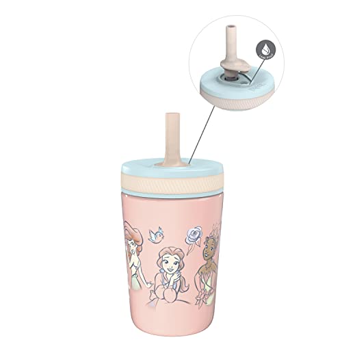 0707849161656 - ZAK DESIGNS DISNEY PRINCESS KELSO TODDLER CUPS FOR TRAVEL OR AT HOME, 12OZ VACUUM INSULATED STAINLESS STEEL SIPPY CUP WITH LEAK-PROOF DESIGN FOR KIDS (ARIEL, BELLE, CINDERELLA, MULAN, TIANA)