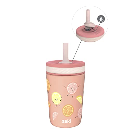 0707849161809 - ZAK DESIGNS KELSO TUMBLER TODDLER CUP FOR TRAVEL OR AT HOME, 12OZ VACUUM INSULATED STAINLESS STEEL SIPPY CUP WITH LEAK-PROOF DESIGN IS PERFECT FOR KIDS (HAPPY FRUIT)