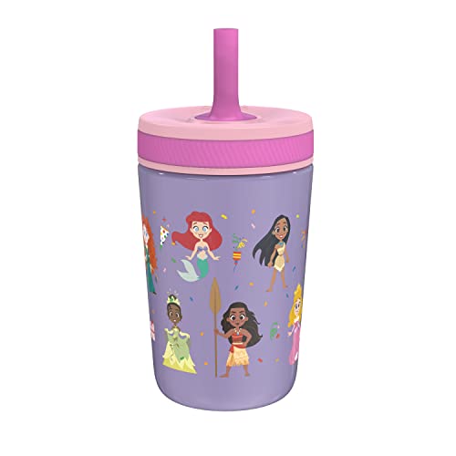 0707849163773 - ZAK DESIGNS DISNEY100 KELSO TODDLER CUPS FOR TRAVEL OR AT HOME, 12OZ VACUUM INSULATED STAINLESS STEEL SIPPY CUP WITH LEAK-PROOF DESIGN IS PERFECT FOR KIDS (DISNEY PRINCESS)