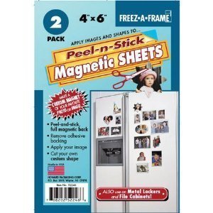 0708202522466 - FREEZ A FRAME MAGNETIC 4X6 PHOTO FRAME WITH PEEL-N-STICK SHEETS,