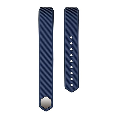 0708315042172 - FOR FITBIT ALTA BANDS, WEARLIZER SILICONE SMART WATCH REPLACEMENT STRAP BRACELET FOR FITBIT ALTA - SAPPHIRE LARGE