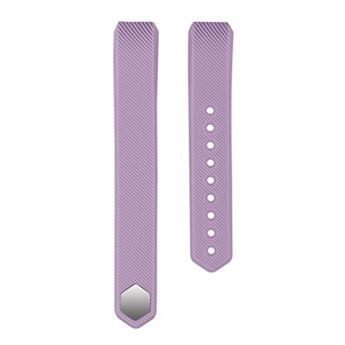 0708315042202 - FOR FITBIT ALTA BANDS, WEARLIZER SILICONE SMART WATCH REPLACEMENT STRAP BRACELET FOR FITBIT ALTA - LIGHT PURPLE LARGE