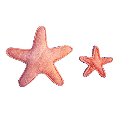 0708315131524 - ECO-LOOFAH MATERIAL STAR PET DOG PUPPY CAT/KITTY TOY, NON-TOXIC, BITING, HELP DIGESTION, TEETH CLEANING, 7.2X7.2, RANDOM COLOR