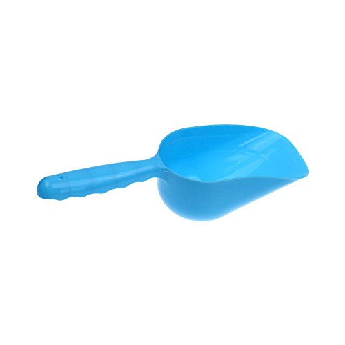 0708315134907 - 1-CUP PET FOOD SCOOP, LINES FOR 1/2 CUP AND 1 CUP, VOLUMES FOR 100ML AND 200ML, DOG PUPPY CAT RABBIT PLASTIC SCOOP, 4 COLORS VARIETY (BLUE, S)