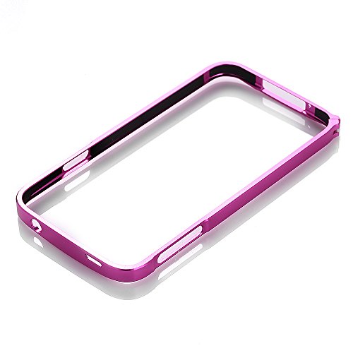 0708315332822 - GENERIC ULTRA THIN ALUMINUM HARD BUMPER FRAME COVER CASE FOR SAMSUNG GALAXY S5 (ROSE RED)