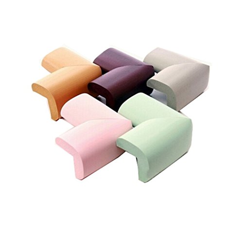 0708315413460 - GENERIC 5PCS/BAG BABY CARE BABY SAFETY L SHAPED TABLE DESK ANTI-COLLISION CORNER GUARD CHILDREN SAFETY EDGE GUARDS - MIX COLOR RANDOM