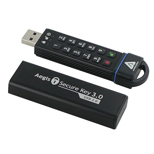 0708326914062 - APRICORN AEGIS SECURE KEY 120 GB USB 3.0 FLASH DRIVE (ASK3-120GB)