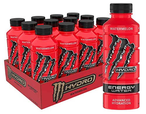 0070847038191 - MONSTER ENERGY HYDRO ENERGY WATER, WATERMELON, 20 OZ (PACK OF 12)