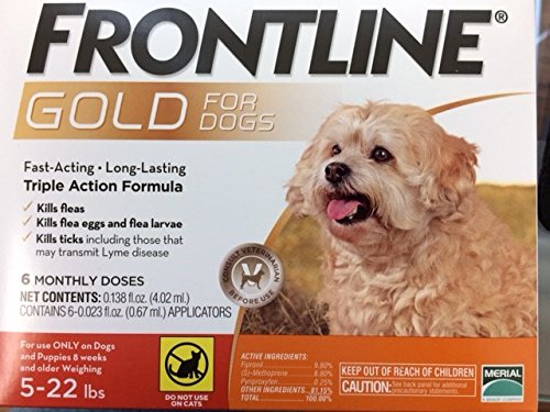 0000708495702 - FRONTLINE GOLD 6 DOSE 5-22LBS