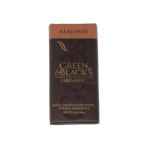 0708656100074 - BLACK'S ORGANIC MILK CHOCOLATE BAR WITH WHOLE ALMONDS BARS