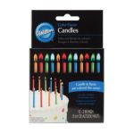 0070896281111 - COLOR FLAME BIRTHDAY CANDLES 2 12 PKG-VIVID COLORS 12 CANDLES