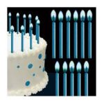 0070896281173 - BLUE COLOR FLAME CANDLES BIRTHDAY PARTY CAKE FUN 12 CANDLES
