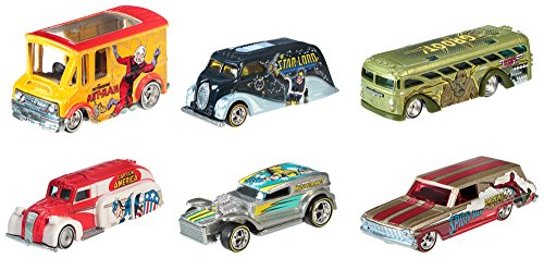 7091327768035 - HOT WHEELS POP CULTURE COLLECTION MARVEL DIE-CAST VEHICLE (6-PACK)