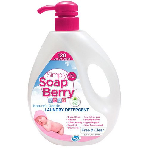 7091351017376 - SIMPLY SOAPBERRY LAUNDRY DETERGENT - BABY FREE AND CLEAR - 32 OZ , NOT SPECIFIED , NURSING SUPPLIES, BABY & CHILDREN