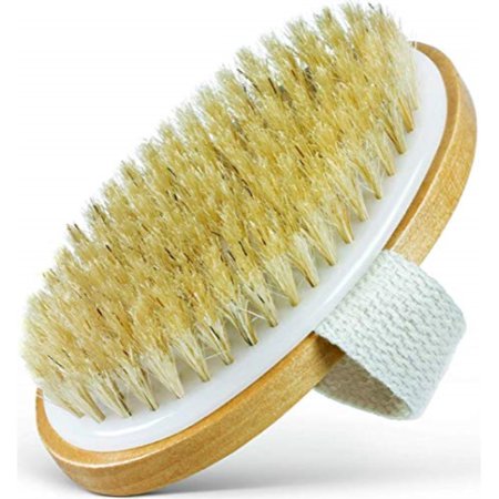 0709225021554 - TOUCH ME DRY SKIN BODY BRUSH - NATURAL BRISTLE - REMOVE DEAD SKIN AND TOXINS, CELLULITE TREATMENT ,EXFOLIATES, STIMULATES BLOOD CIRCULATION, PROMOTE HEALTHY GLOWING SKIN