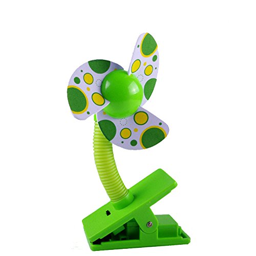 0709317513042 - BABY STROLLER COOLING FANS (GREEN)