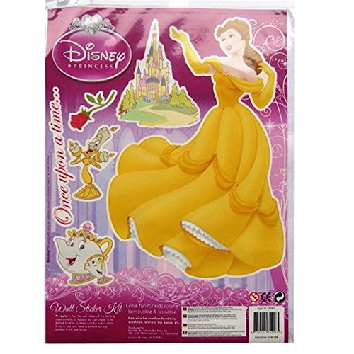 0709619016142 - LARGE WALL DECORATION STICKER KIT - DISNEY PRINCESS - ONCE UPON A TIME... - BY DISNEY
