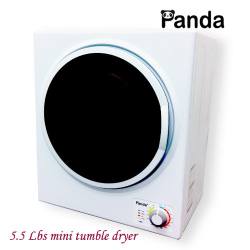 0709652470253 - PANDA SMALL MINI STAINLESS STEEL TUMBLE DRYER5.5-6.6LBS COMPACT APARTMENT DRYER PAN725SF