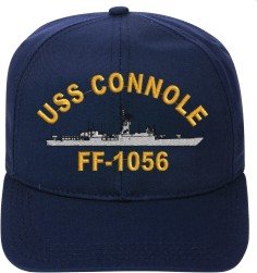 0709951270103 - USS CONNOLE FF-1056 EMBROIDERED SHIP CAP