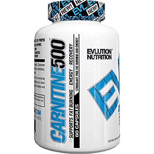 0710051865915 - EVLUTION NUTRITION CARNITINE500 (60 SERVING, 500MG CAPSULES)