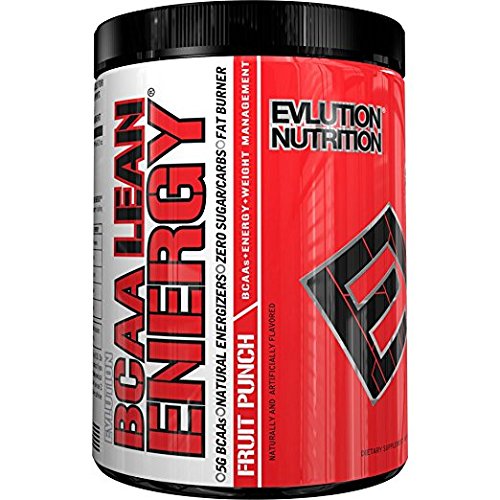 0710051865922 - EVLUTION NUTRITION BCAA LEAN ENERGY - ENERGIZING AMINO ACID FOR MUSCLE BUILDING RECOVERY AND ENDURANCE, WITH A FAT BURNING FORMULA, 30 SERVINGS (FRUIT PUNCH)