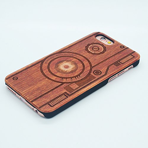 0710185346663 - GENERIC UNIQUE REAL HANDMADE NATURAL WOOD WOODEN HARD BAMBOO CASE COVER FOR IPHONE 6(4.7)-(CAMERA PATTERN)