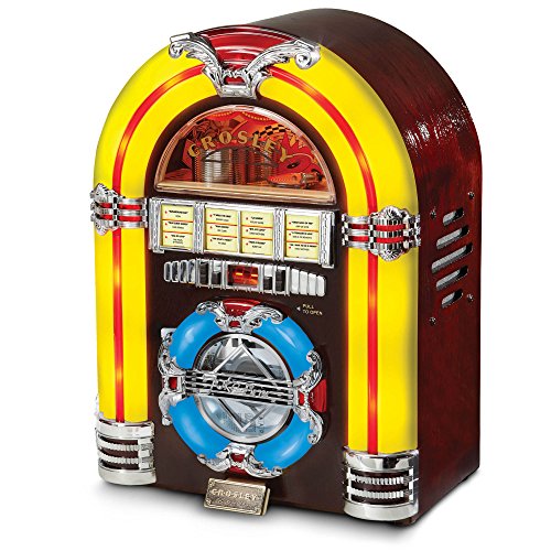 0710244201292 - CROSLEY CR1101A-CH JUKEBOX WITH CD PLAYER AND LED LIGHTING (CHERRY)