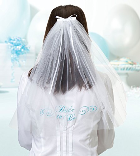 0710309391999 - LILLIAN ROSE EMBROIDERED BRIDE TO BE VEIL, 20.5-INCH