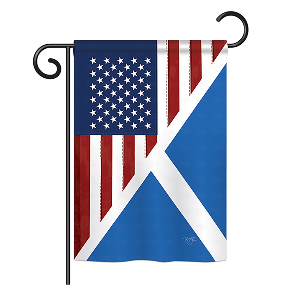 0071032058390 - BREEZE DECOR BD-FS-G-108390-IP-BO-DS02-US US SCOTLAND FRIENDSHIP FLAG - S OF THE WORLD - EVER
