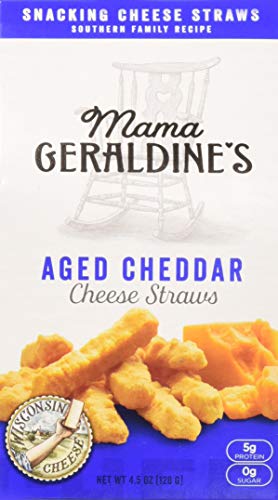 0710342009530 - GERALDINE’S CHEESE STRAW, TRADITIONAL CHEDDAR, 4.5-OUNCE BOX
