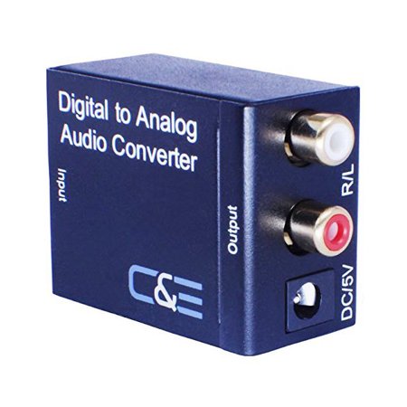 0710348723225 - DIGITAL OPTICAL COAX TO ANALOG R/L AUDIO CONVERTER