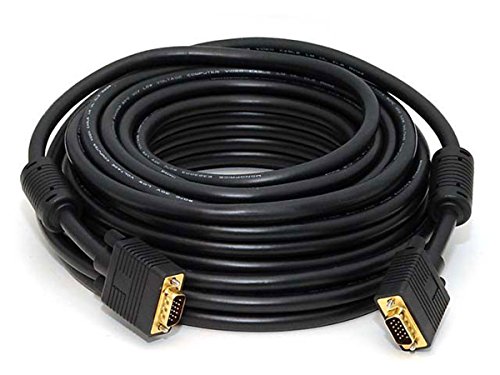0710348841172 - MONOPRICE 50FT SUPER VGA M/M CL2 RATED (FOR IN-WALL INSTALLATION) CABLE W/ FERRITES (GOLD PLATED)