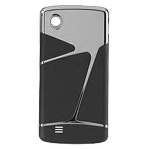 0710348879939 - LG VX8575 CHOCOLATE TOUCH OEM STANDARD BATTERY DOOR COVER, BLACK AND CHROME