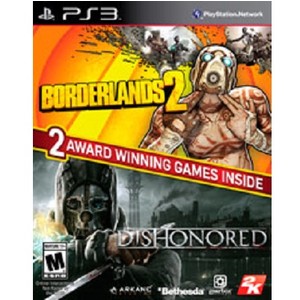 0710425473838 - GAME - BORDERLANDS 2 & DISHONORED - PS3