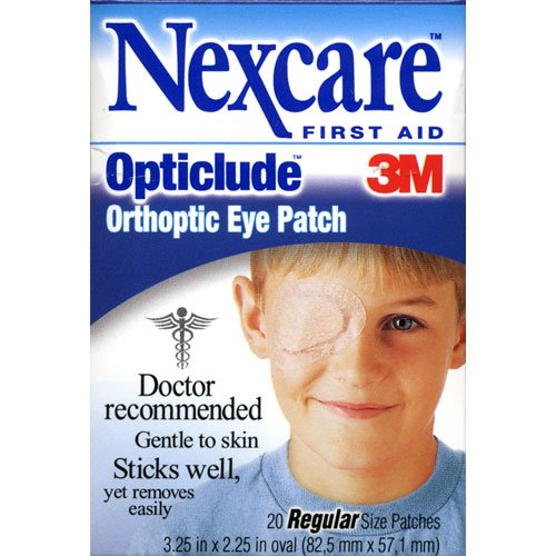 0710465371644 - NEXCARE OPTICLUDE ELASTIC BANDAGES FOR ORTHOPTIC EYE PATCH, 20 COUNT