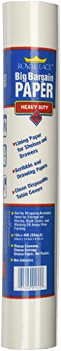 0071064210247 - ROYAL CONSUMER PRODUCTS 21055 13 X 48' SHELF LINER PAPER, WHITE BOND, ROLL