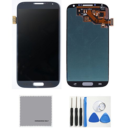 0710824657938 - FULL LCD DISPLAY TOUCH SCREEN DIGITIZER ASSEMBLY + FREE TOOL REPLACEMENT PART FOR SAMSUNG GALAXY S4 IV I9500 I545 M919 I337 (BLUE)
