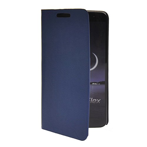 0710824910583 - GENERIC SIDE FLIP LEATHER WALLET KICKSTAND CASE COVER FOR LG G FLEX F340 SAPPHIRE