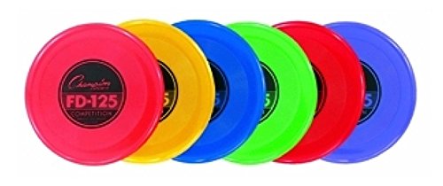 0710858003909 - CHAMPION SPORTS PLASTIC FLYING DISC, 125 G, ASSORTED COLORS