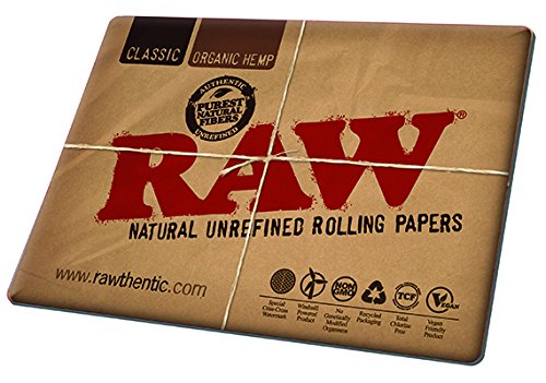 0710861449602 - RAW NATURAL ROLLING PAPERS - COUNTER CHANGE MAT LARGE - DESK MOUSE PAD