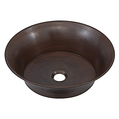 0710882160067 - SINKOLOGY SB303-16AG COPERNICUS HANDMADE VESSEL SINK IN PURE SOLID, 16, AGED COPPER