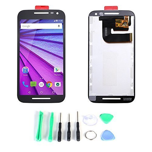 0710882361419 - GENERIC LCD DISPLAY TOUCH SCREEN DIGITIZER ASSEMBLY FOR MOTOROLA MOTO G3 XT1552 G G(3RD GEN) WITH FREE TOOLS (BLACK)