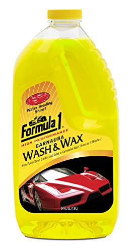 0071099150327 - FORMULA 1 CARNAUBA CAR WASH AND WAX - REMOVES DIRT AND GRIME, PROTECTS AND SHINES - 64 OZ.