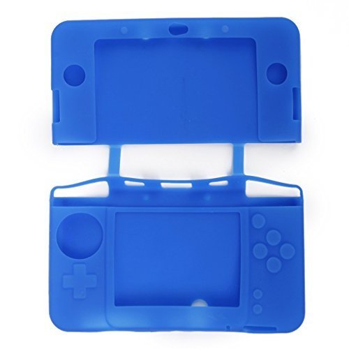 0711041839008 - SOFT SILICONE PROTECTIVE CASE SKIN COVER FOR NEW NINTENDO 3DS BLUE