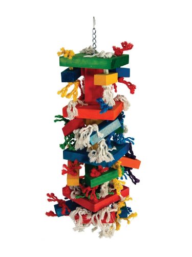 0711085005322 - PARADISE GIANT KNOTS N BLOCKS CHEWING TOY, 12 BY 30-INCH