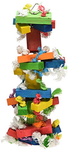 0711085005339 - PARADISE 4 BY 13-INCH KNOTS BLOCK CHEWING TOY, MEDIUM